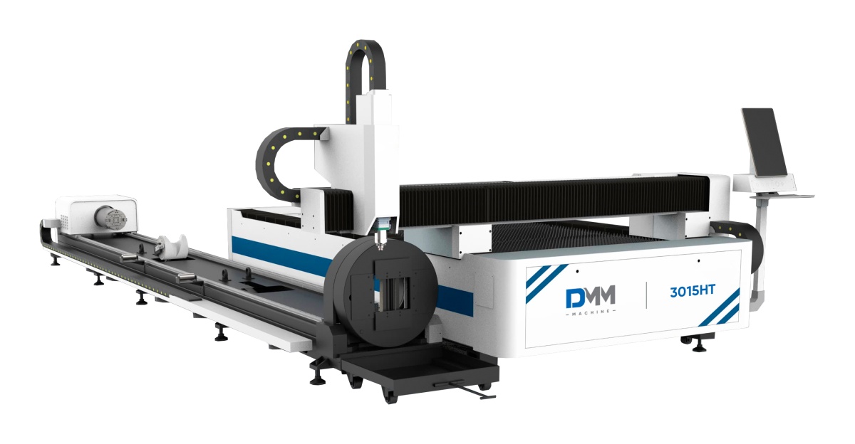 Комбинированный лазерный станок для резки труб и листового металла DMM 3015HT (6000W)